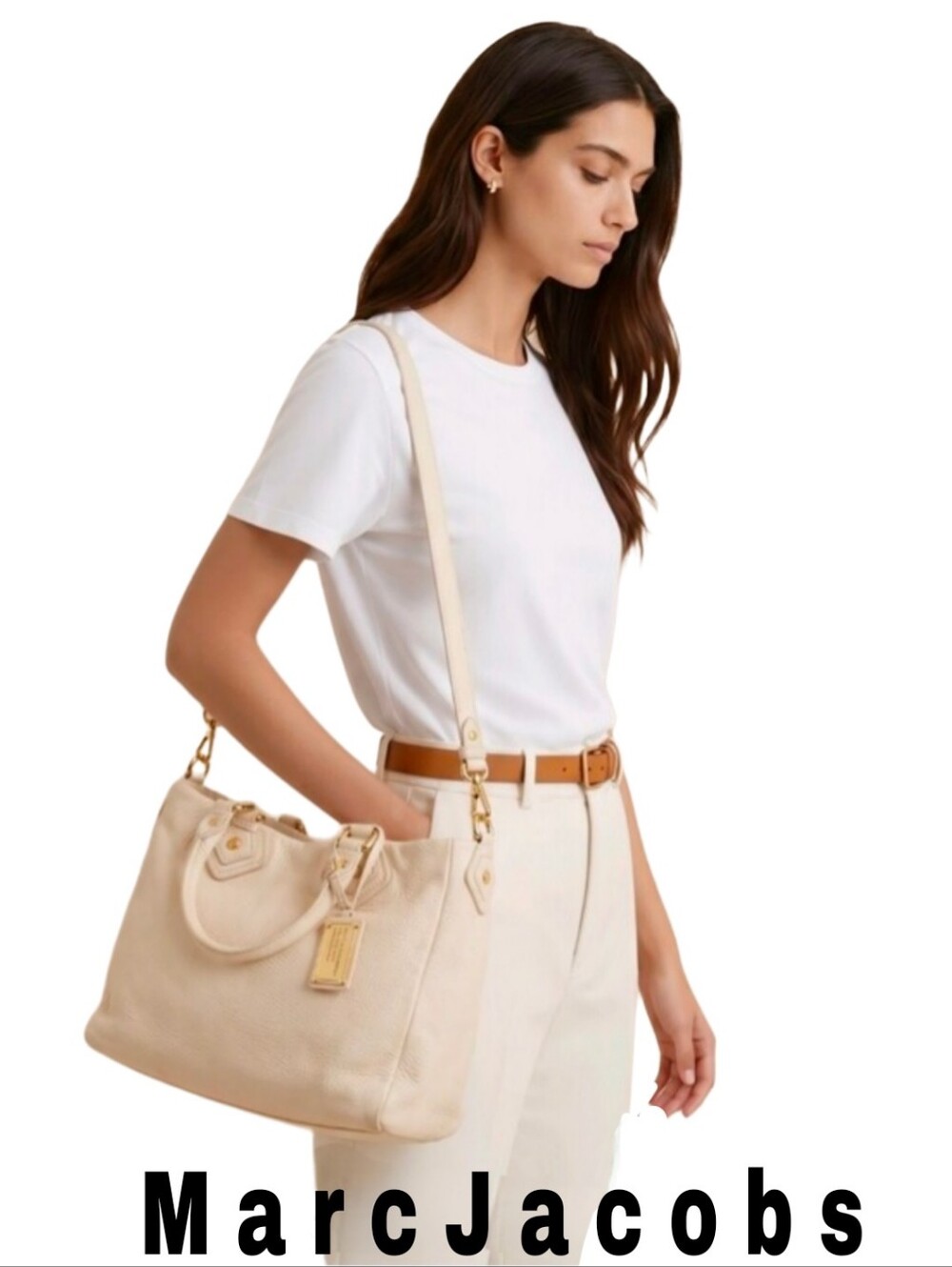 SALE 🎉 Marc by Marc Jacobs Leather Shoulder Bag with Gold Hardware & Hangtag